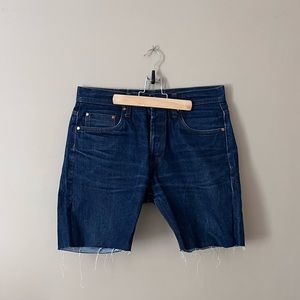 Unbranded Brand - Tapered 14oz Selvage Denim Shorts